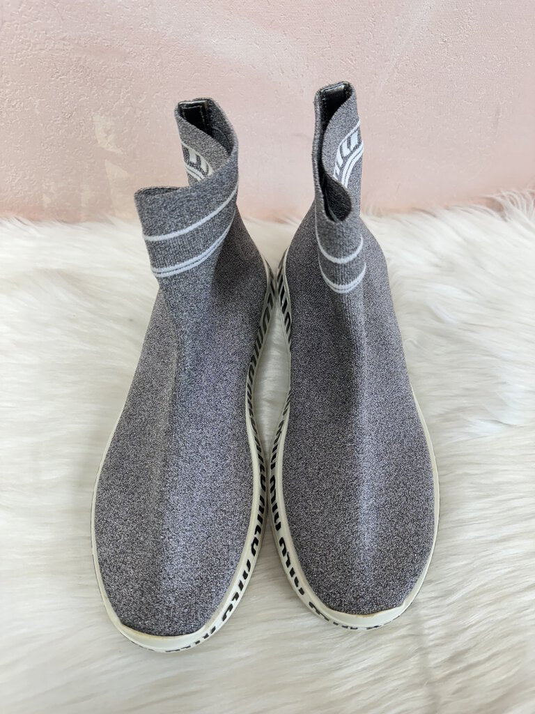 Miu Miu Silver Sock Sneaker
