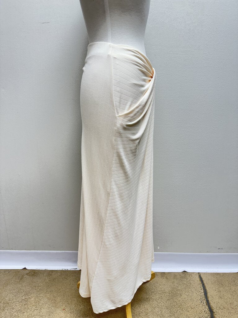 Significant Other Blush Ribbed Maxi Skirt