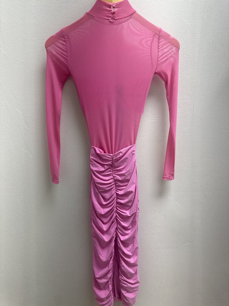 Ser.O.Ya Pink Ruched Dress