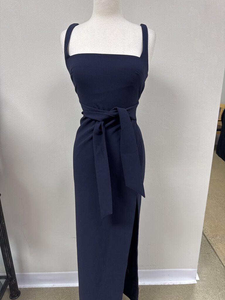 Likely Navy Belted Maxi Dress NWT