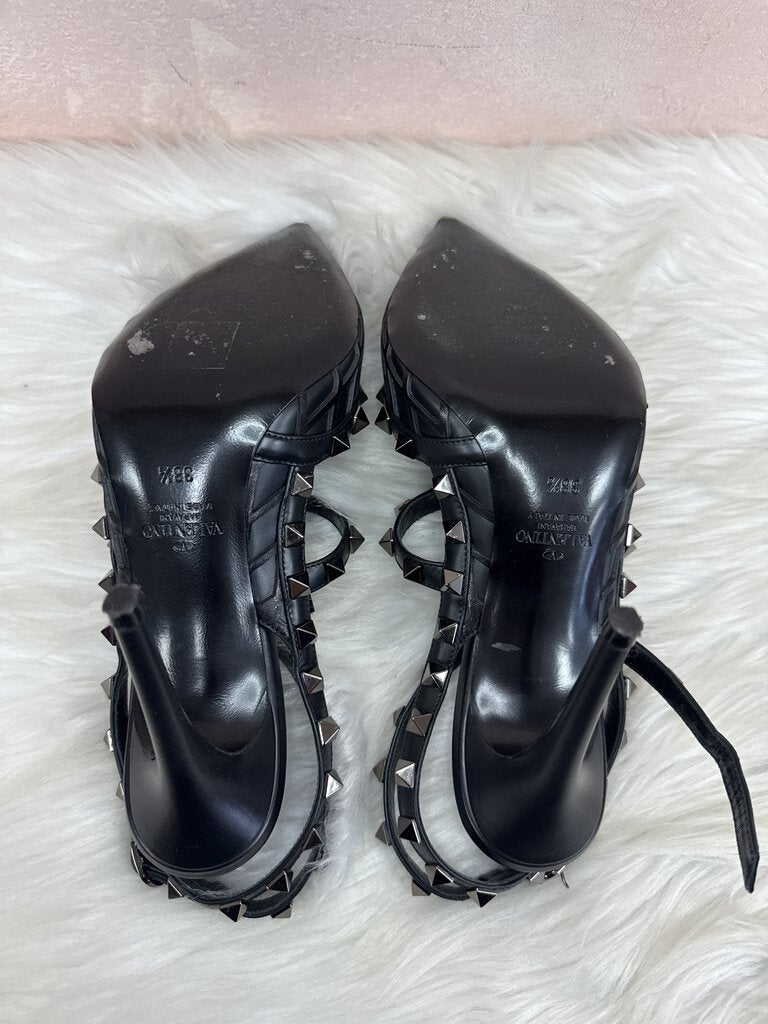Valentino Black Boudoir Rockstud Pump w/Box