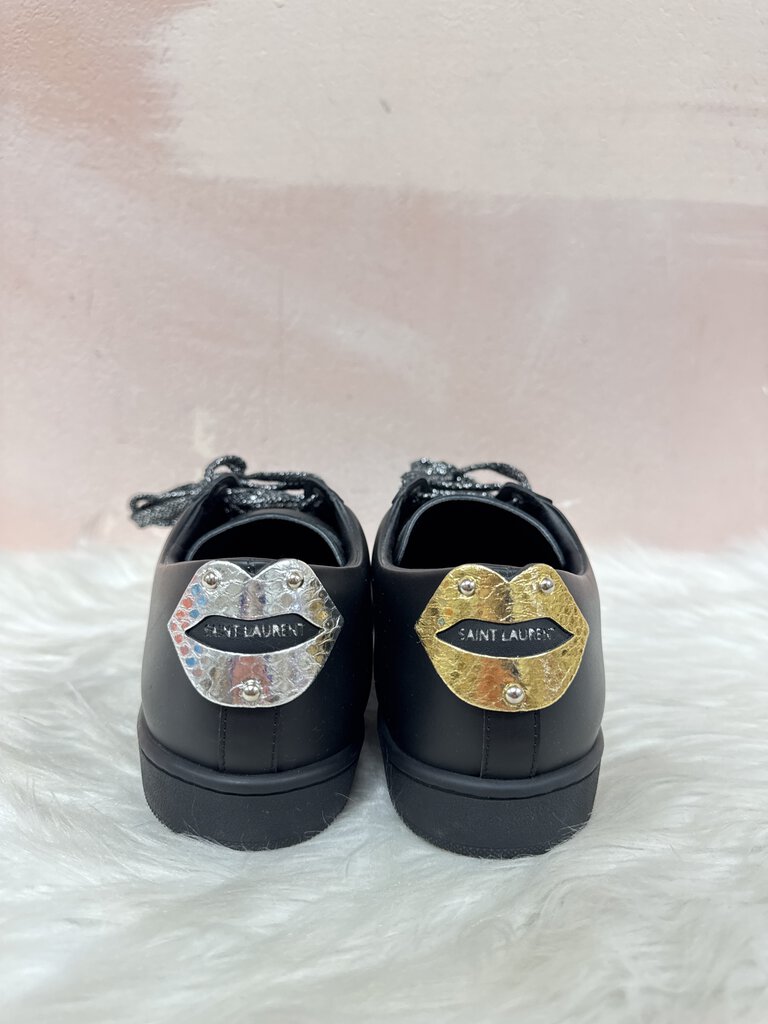 Saint Laurent Studded Lip Sneaker