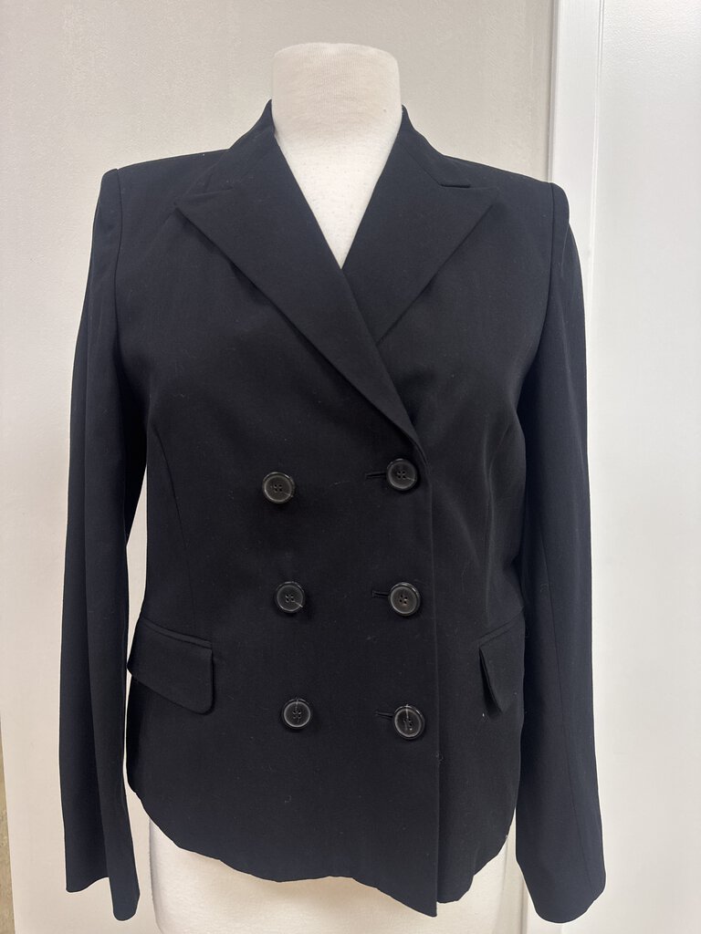 Dries Van Noten Black Double Breasted Blazer
