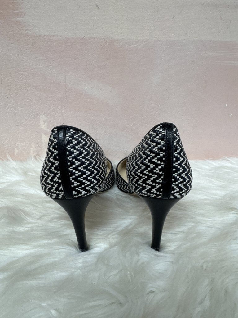 L.K. Bennett Black and White Pump