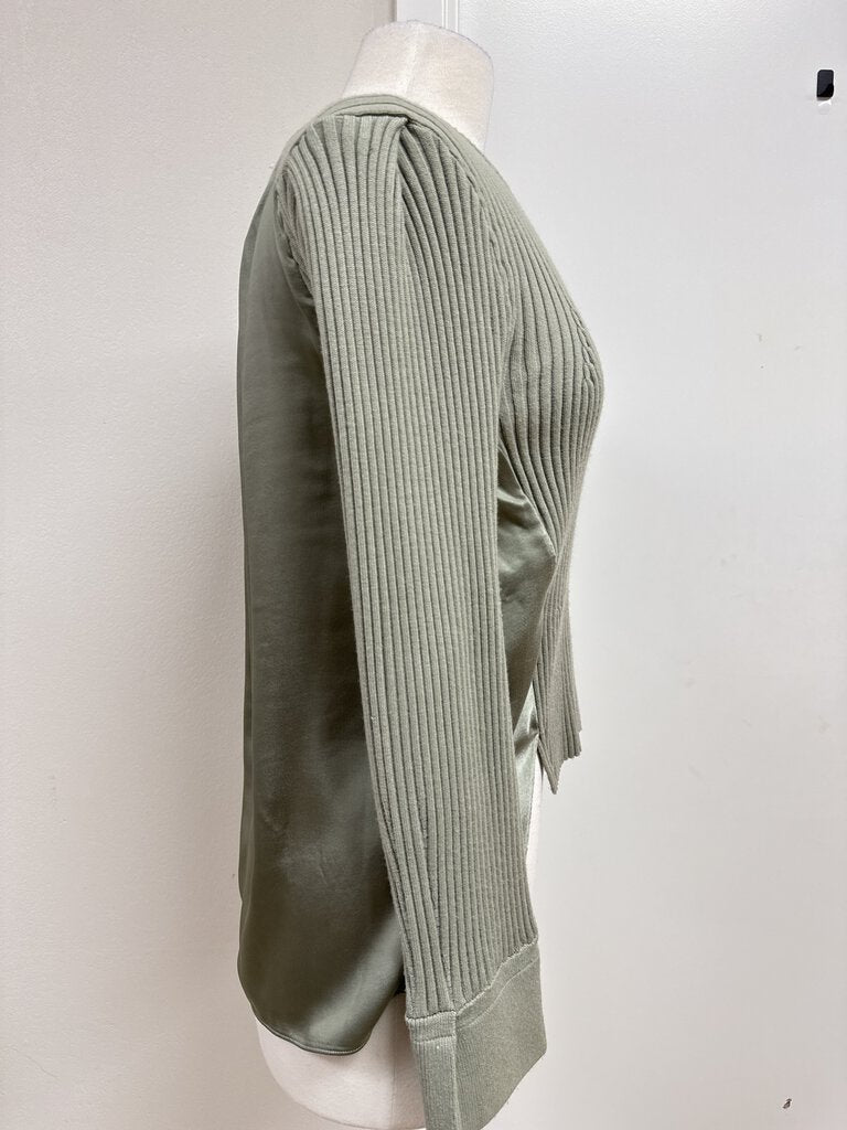 Jonathan Simkhai Sage Ribbed Top