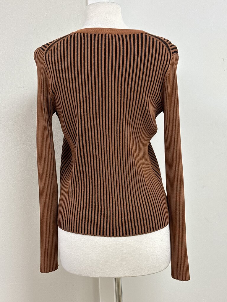 Staud Ribbed Button Up Cardigan