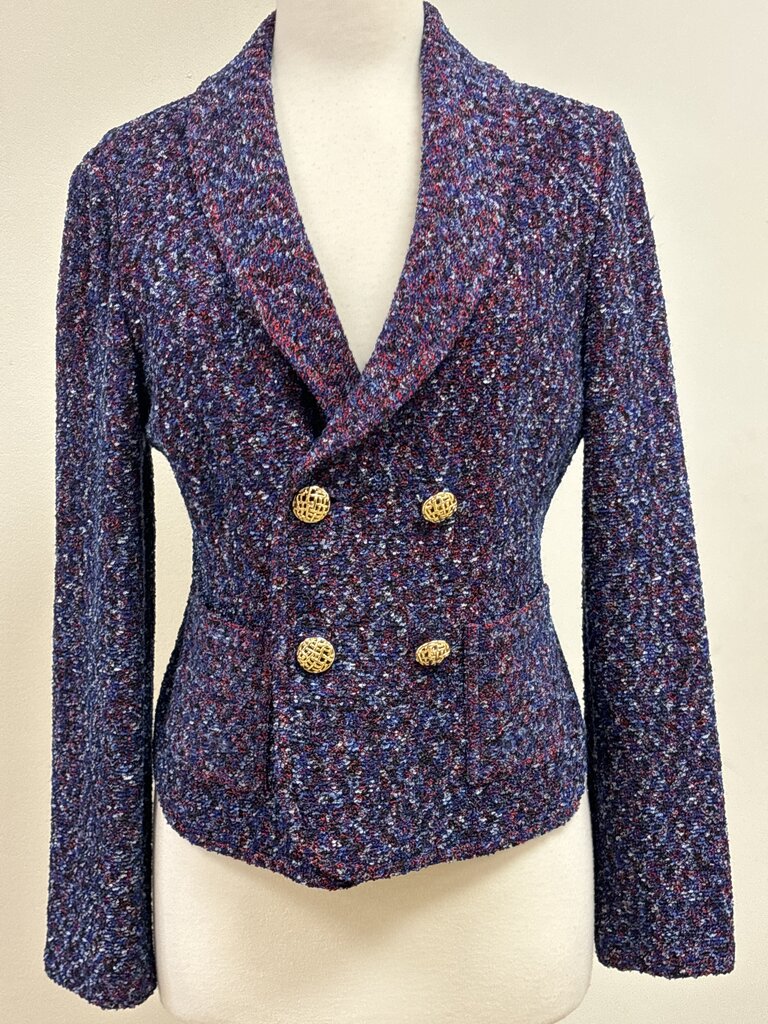 St. John Tweed Double Breasted Jacket