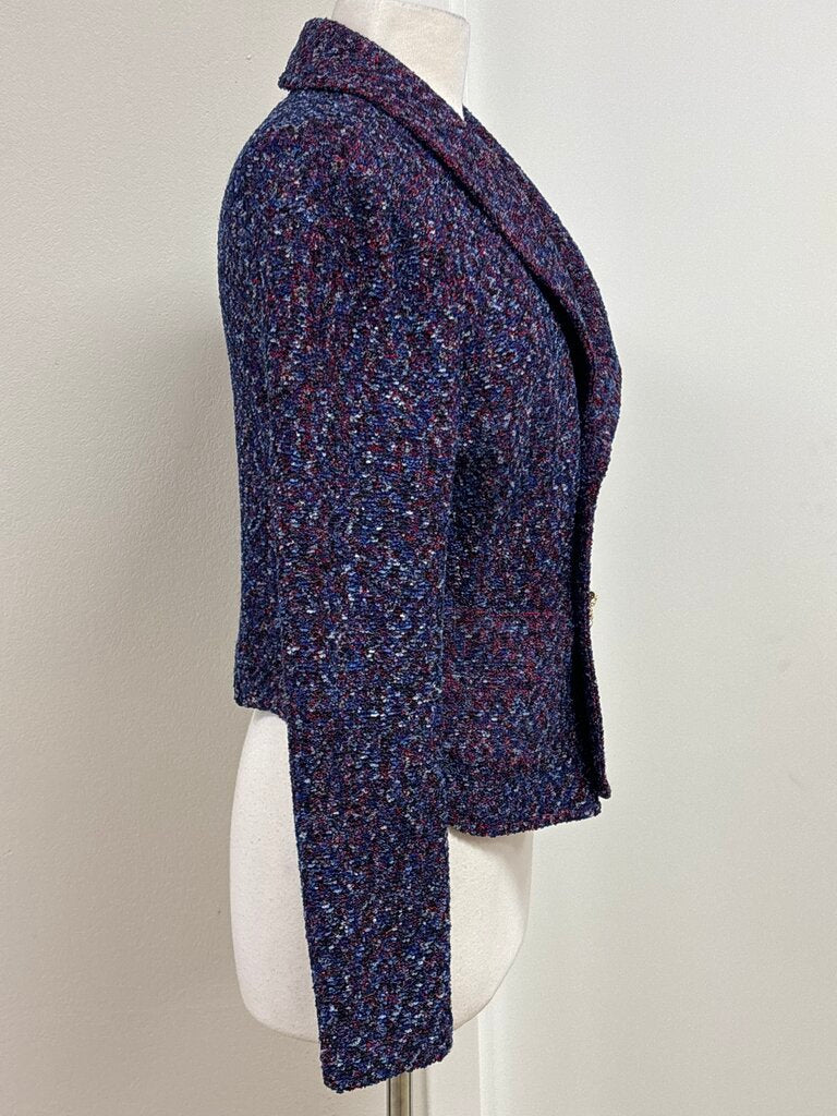 St. John Tweed Double Breasted Jacket