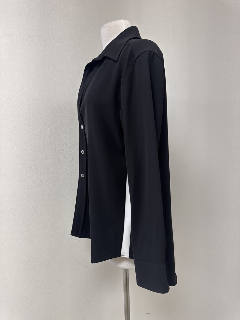 Pure Amici Black Button Up