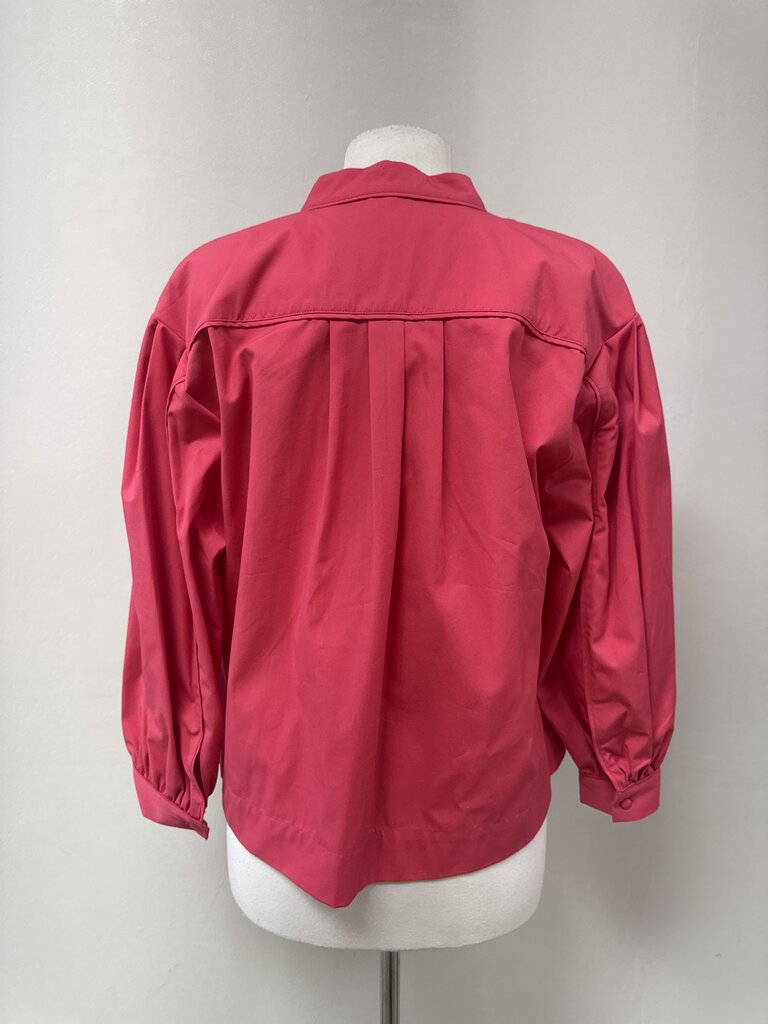 CO Pink Shoulder Tuck Blouse NWT