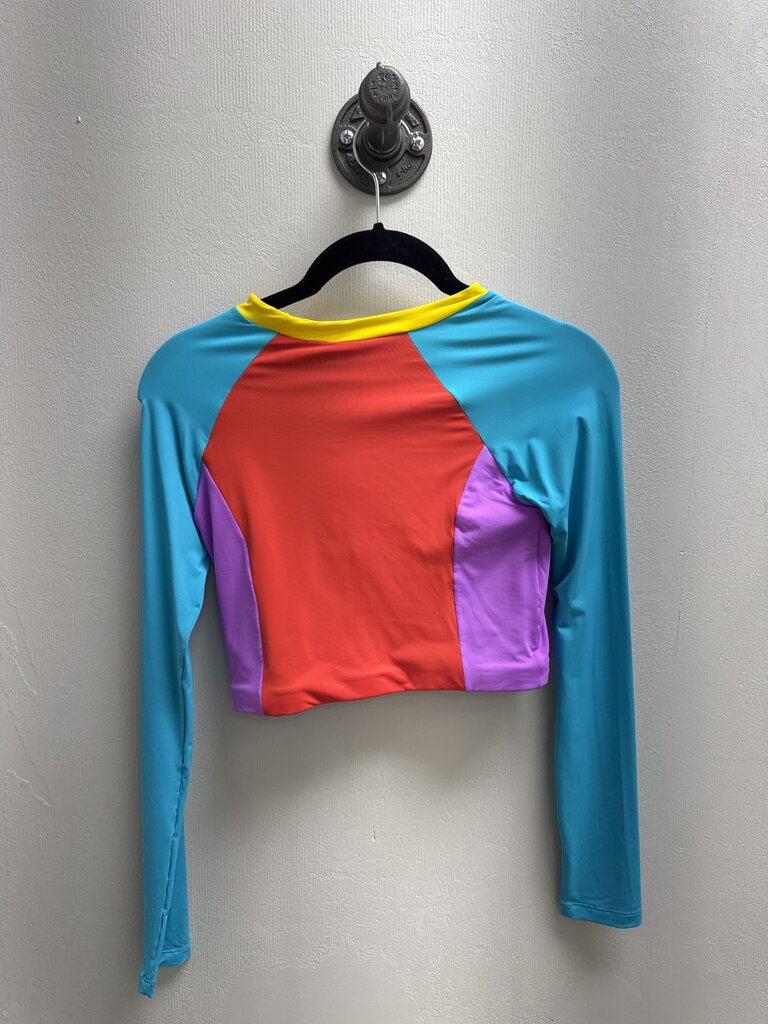 Oneone Colorblock Cropped Top NWT