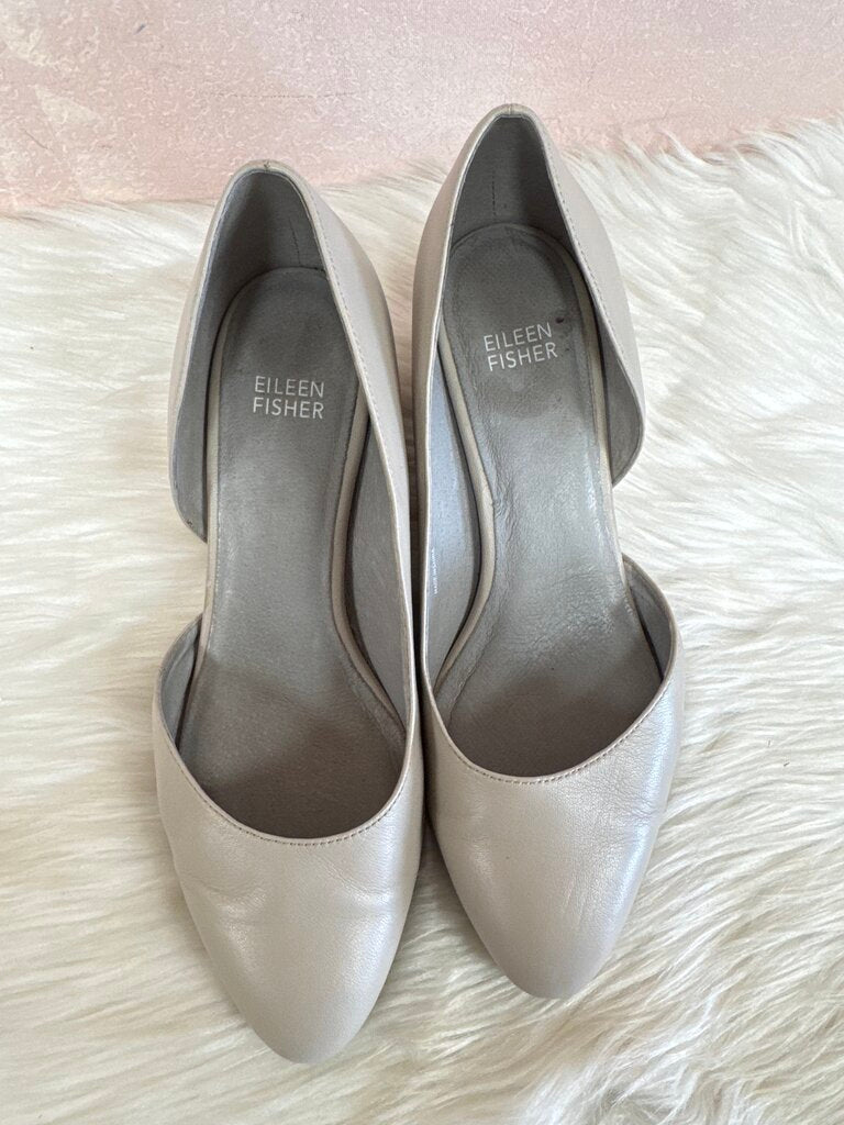 Eileen Fisher Taupe Heel