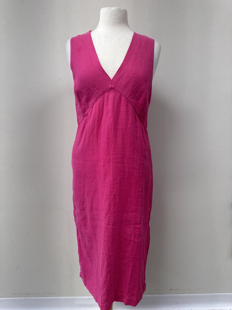 Michael Stars Pink Linen Maxi Dress NWT