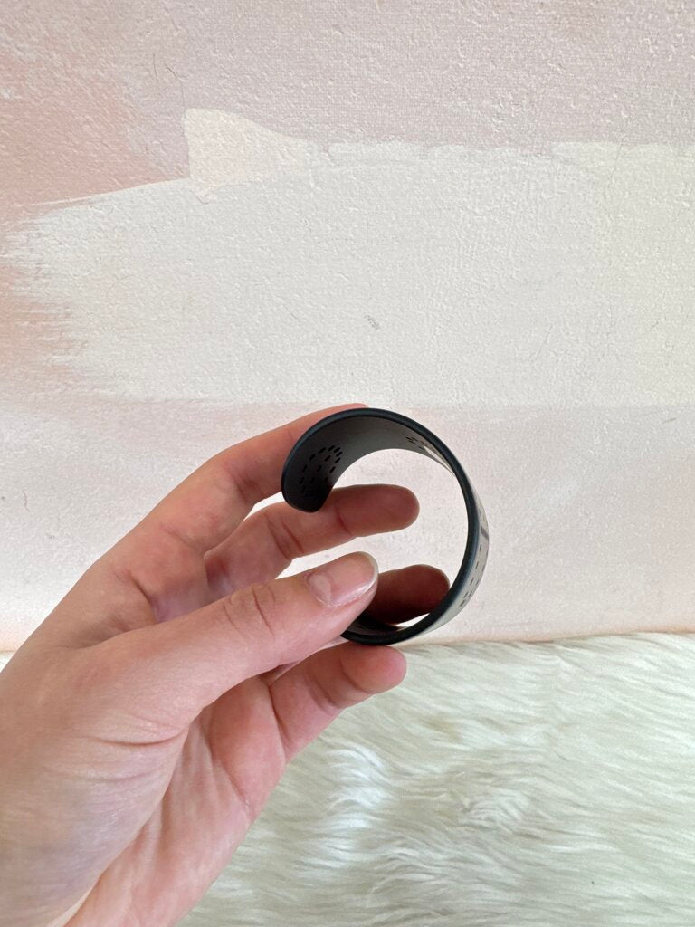 Hermes Black Aluminum Sunset Cuff