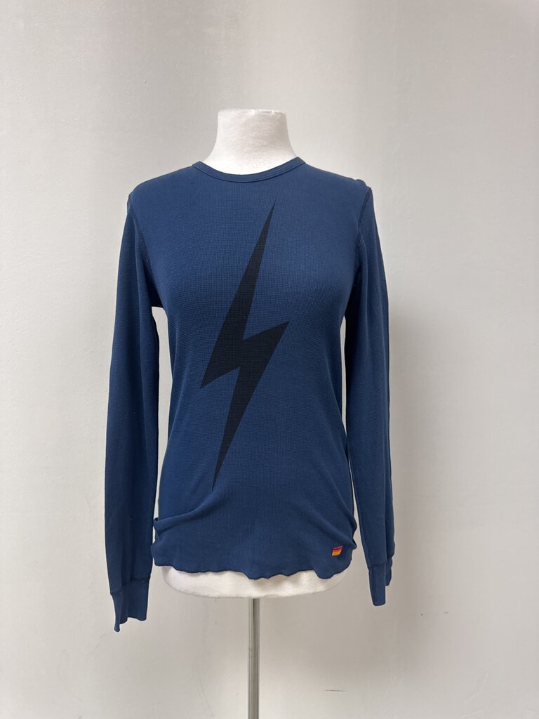 Aviator Nation Blue Waffle Tee