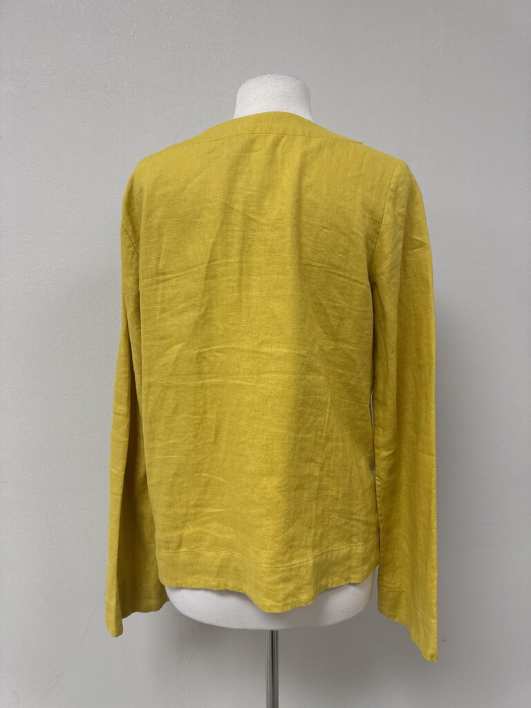 Venroy Golden Linen Top