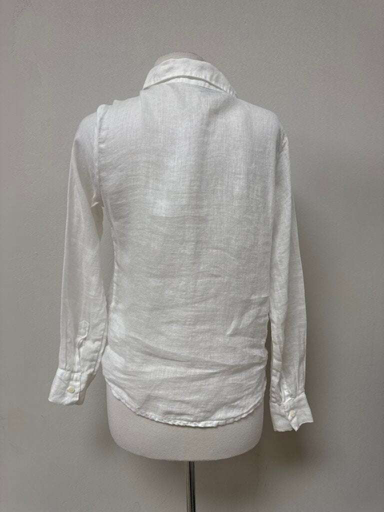 CP Shades White Linen Button Up