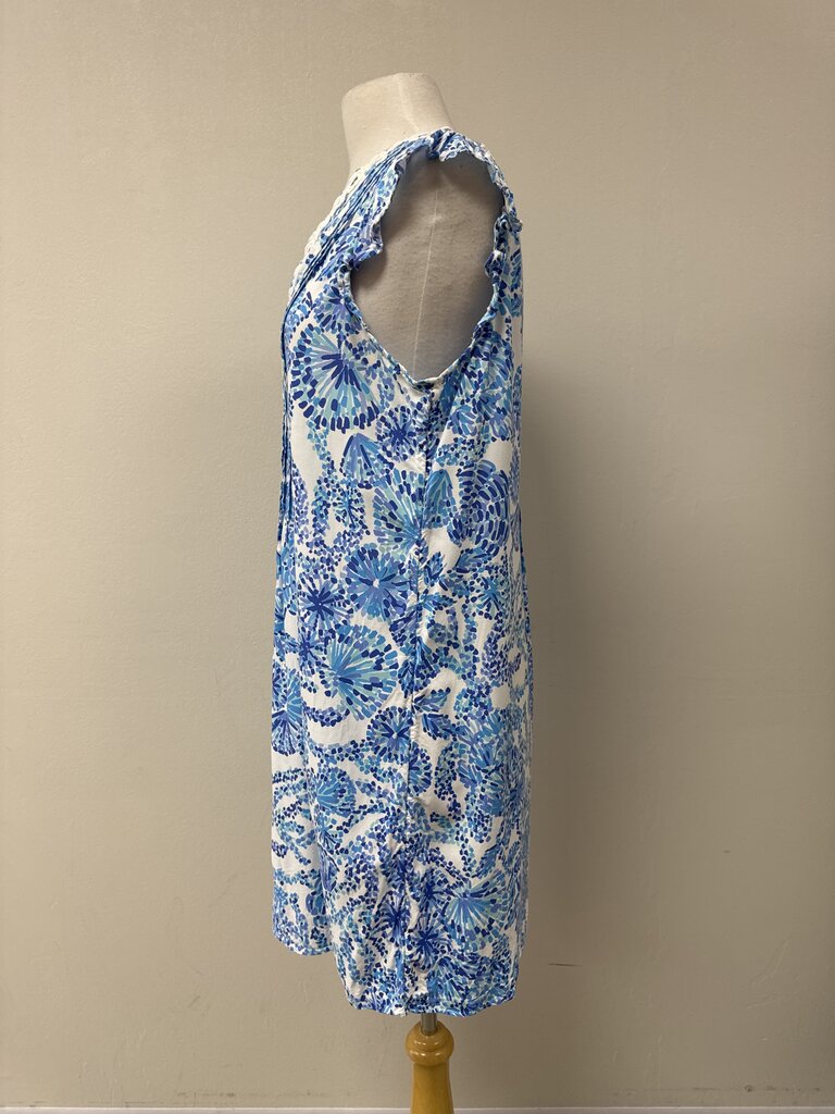 Lilly Pulitzer Blue Floral Mini Dress