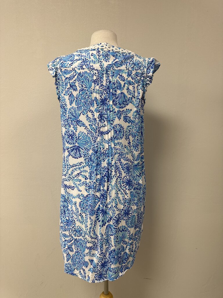 Lilly Pulitzer Blue Floral Mini Dress