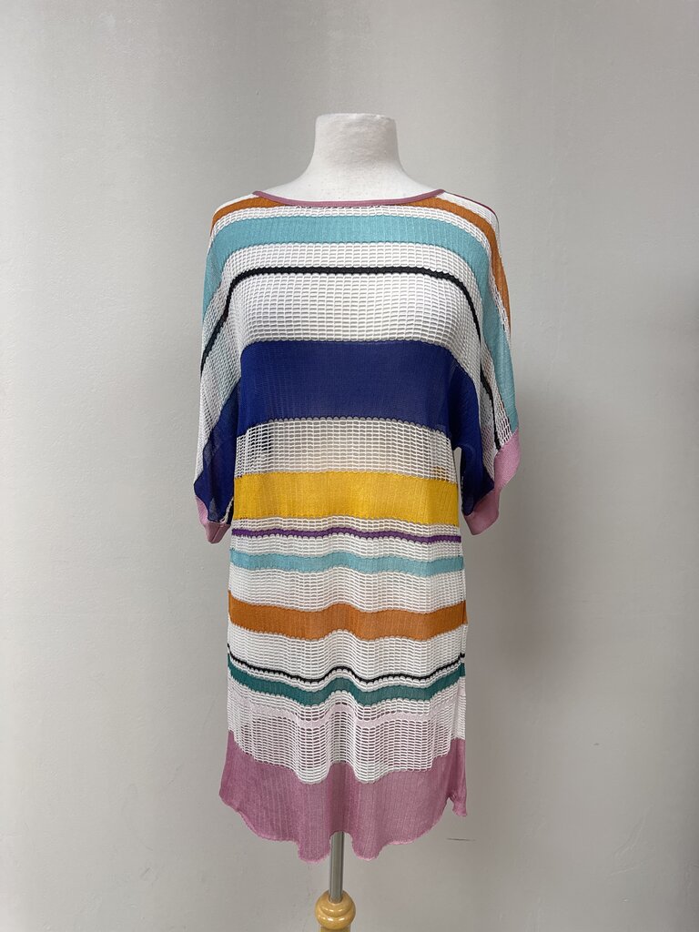 Missoni Multi Color Open Knit Cover Up