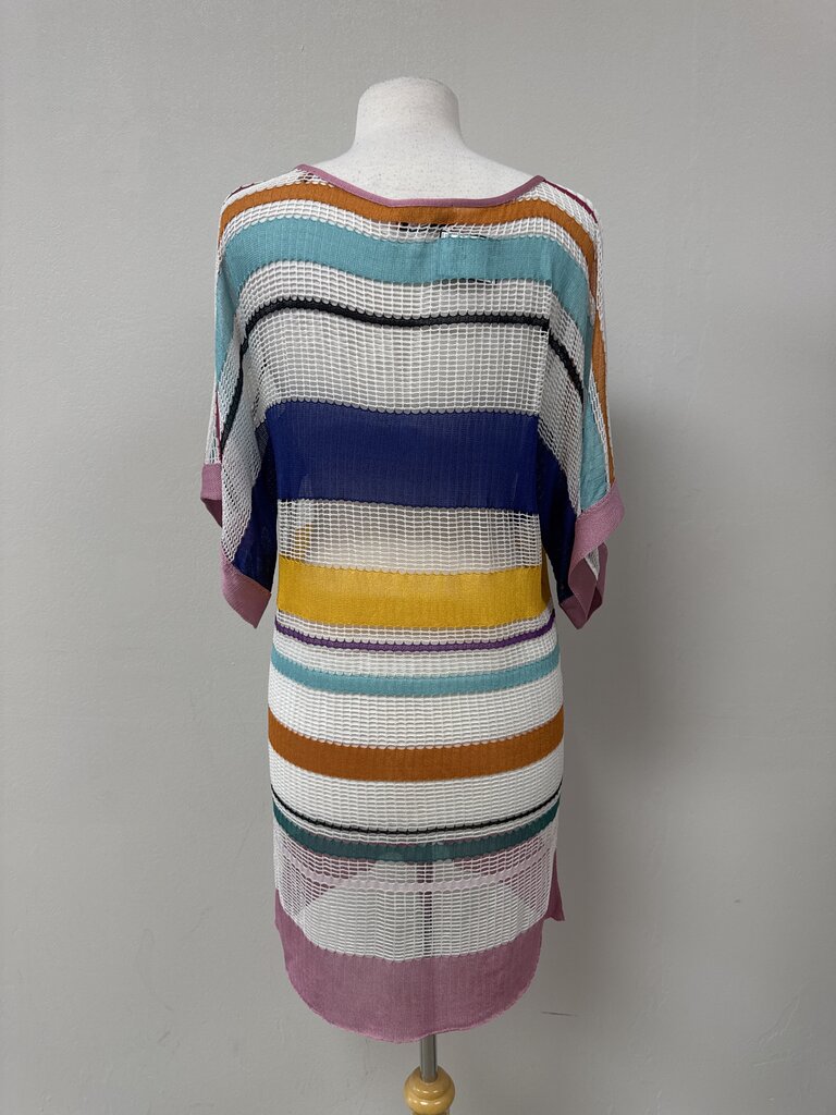 Missoni Multi Color Open Knit Cover Up