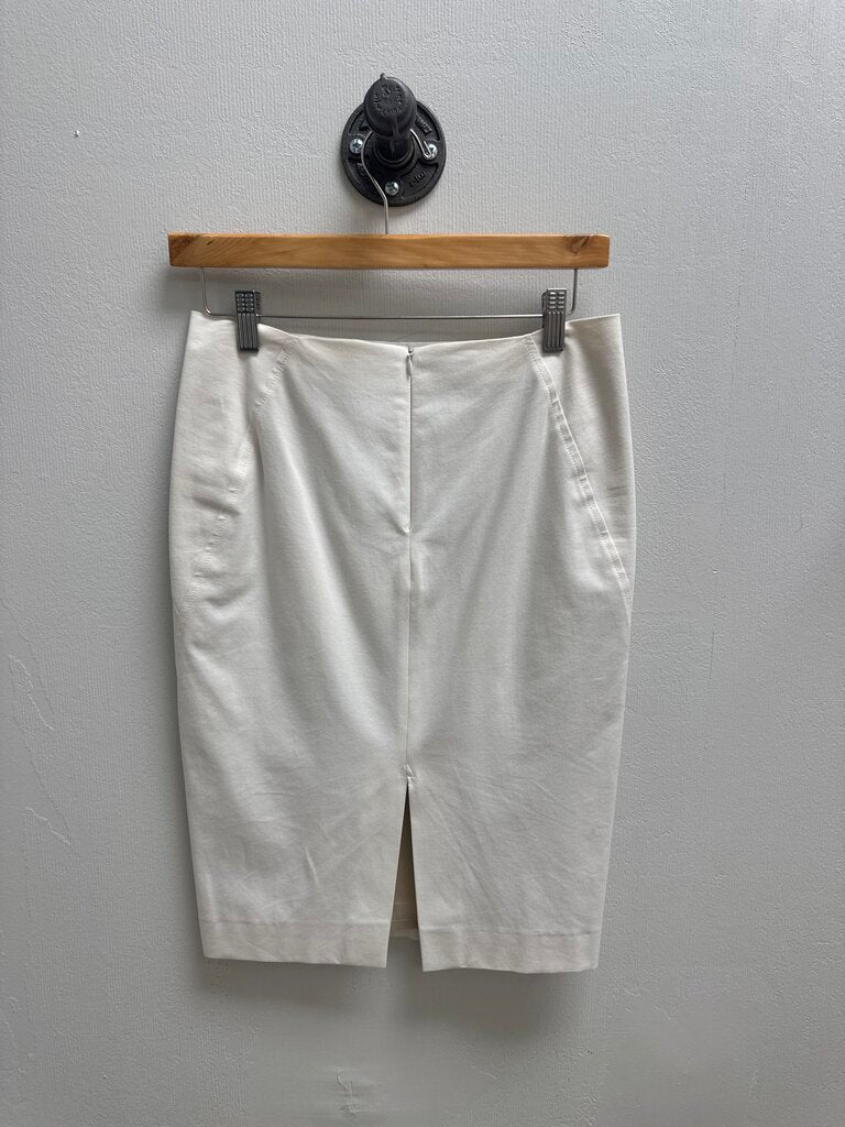 Brunello Cucinelli Off White Pencil Skirt