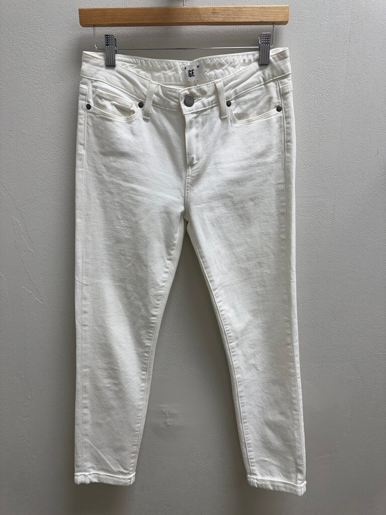 Paige White Straight Leg Jean