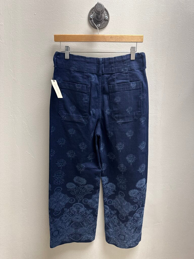 Maeve Floral Dark Denim Jeans