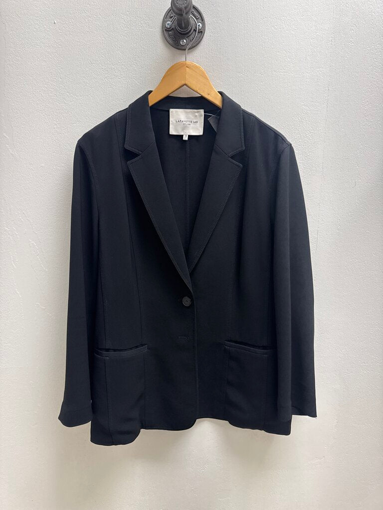 Lafayette 148 Black Wool Pant Suit