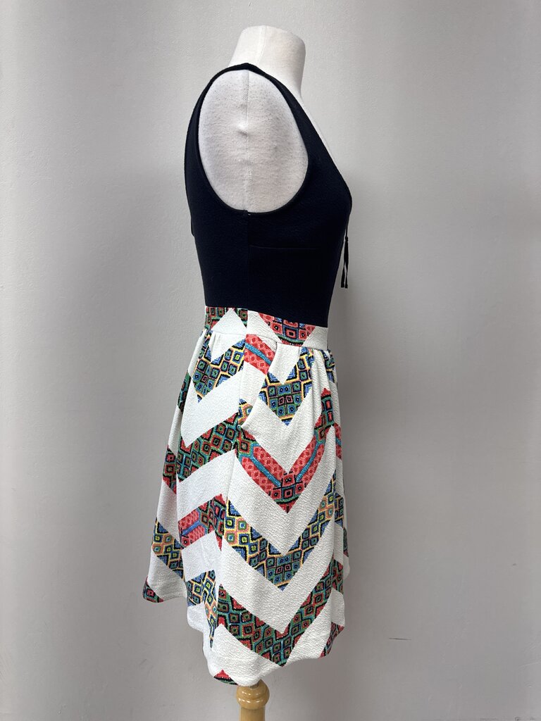 Maeve White Multi Print Tank Dress
