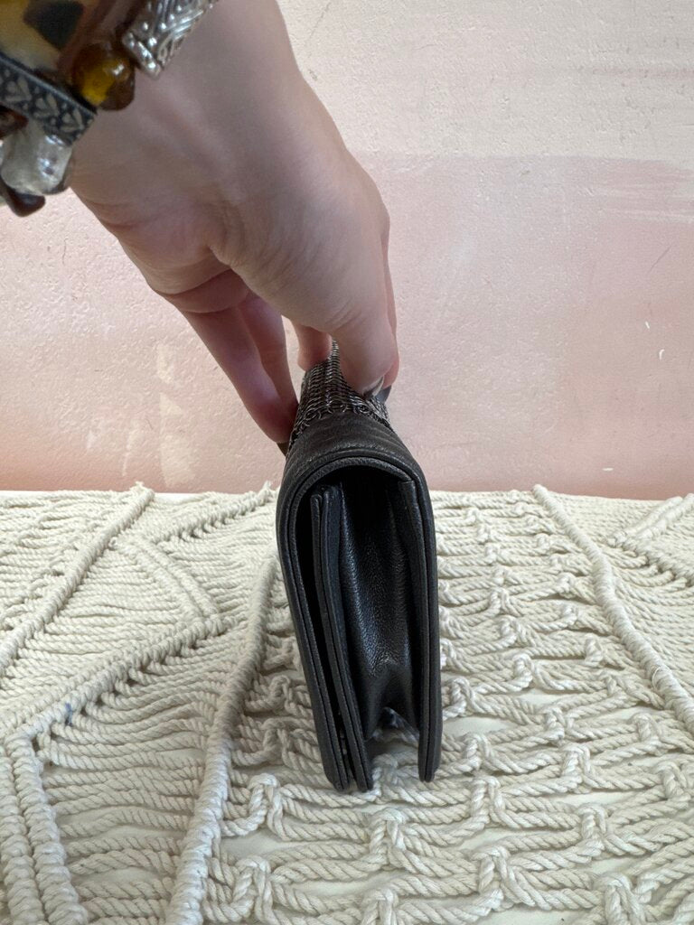 Chanel Gunmetal Chainmail Boy Bag Clutch '13-'14