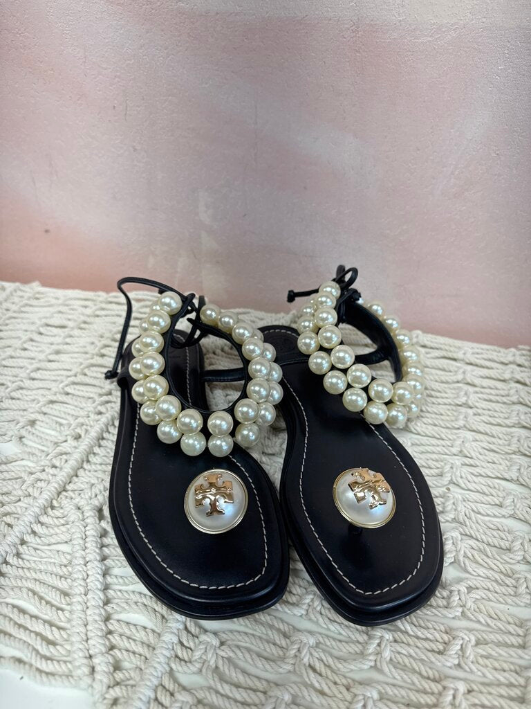 Tory Burch Pearl Ankle Strap Sandal