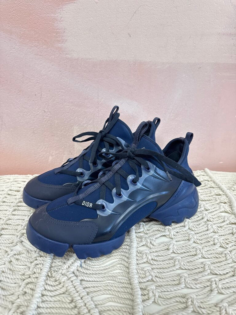 Dior Navy D-Connect Neoprene Chunky Sneaker