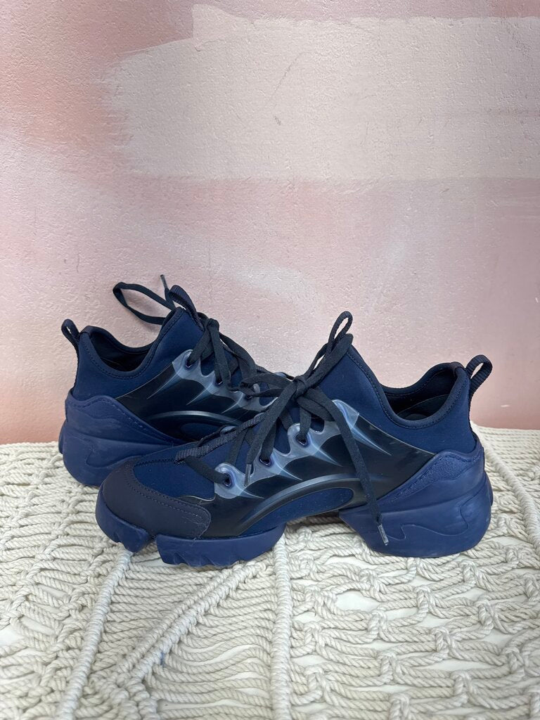 Dior Navy D-Connect Neoprene Chunky Sneaker