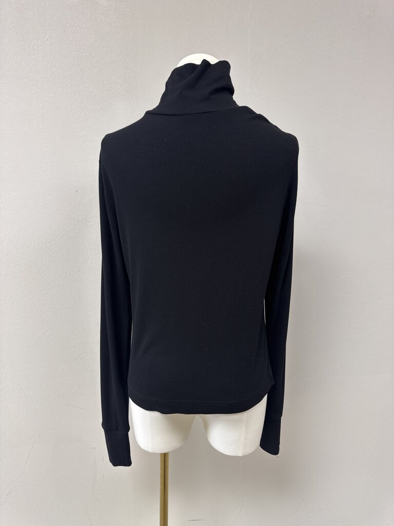 Byrd Black Ribbed Top