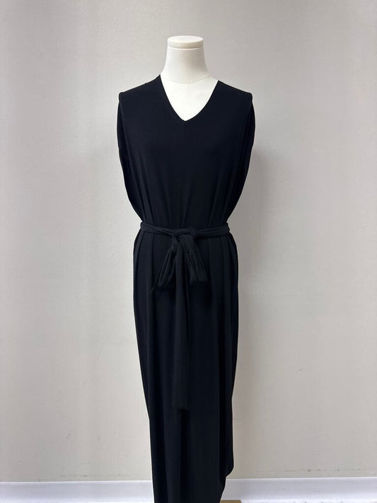 Byrd Black Ribbed Maxi Dress