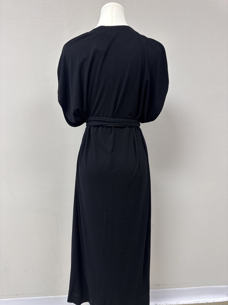 Byrd Black Ribbed Maxi Dress