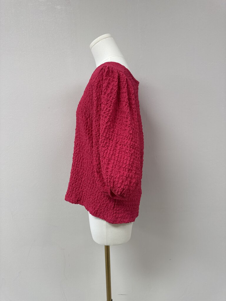 Maeve Pink Ruched Top