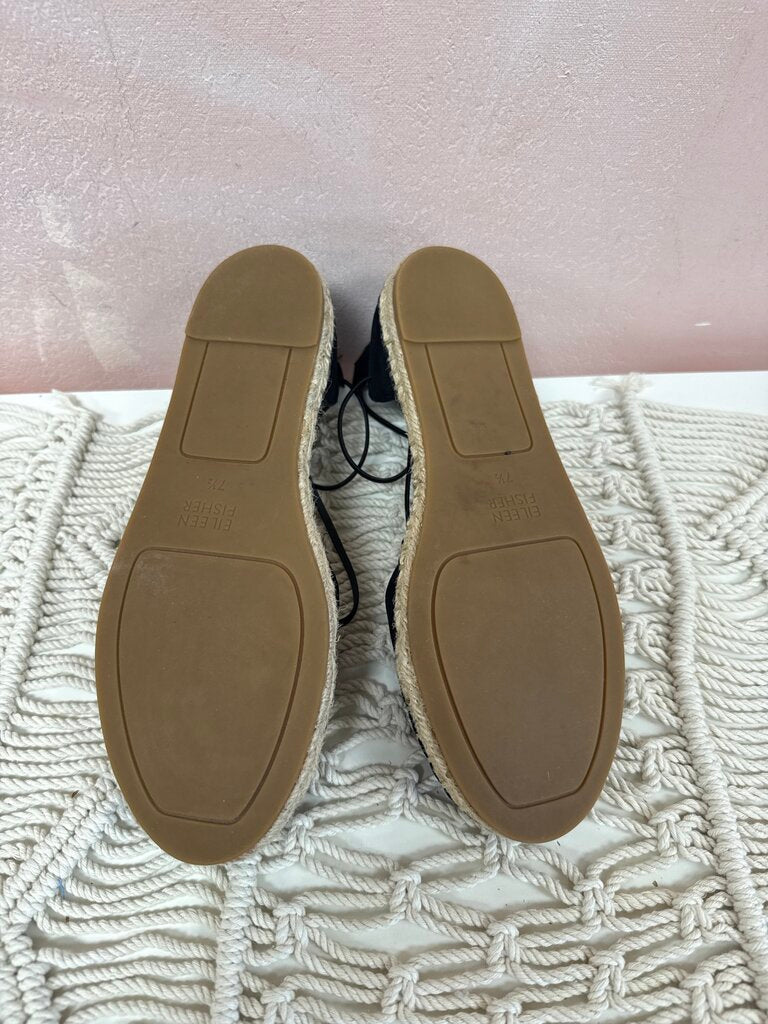 Eileen Fisher Black Espadrille