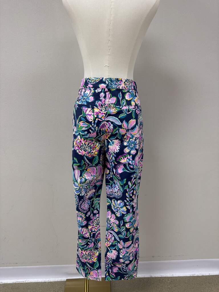 Lilly Pulitzer Navy Floral Pant