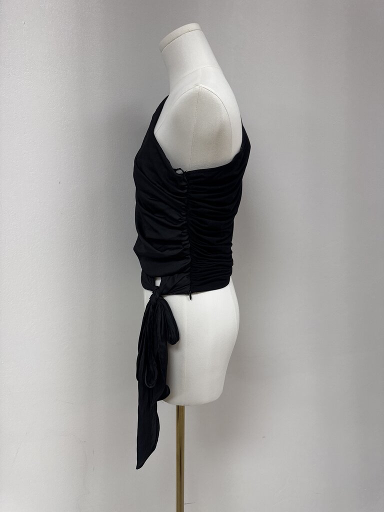 Dolan Black One Shoulder Top NWT