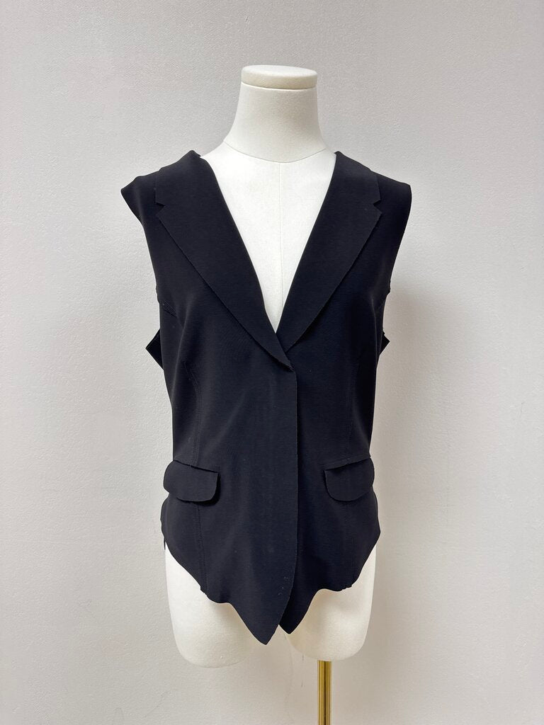 Norma Kamali Black Vest