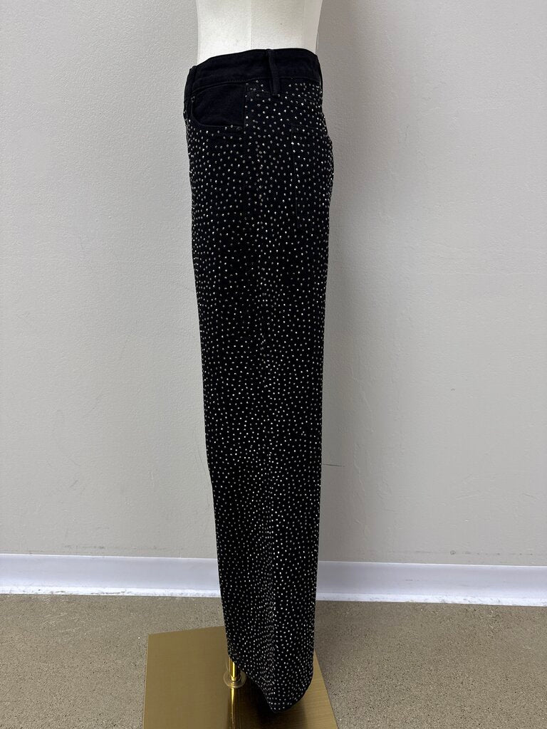 Good American Black Crystal Jean