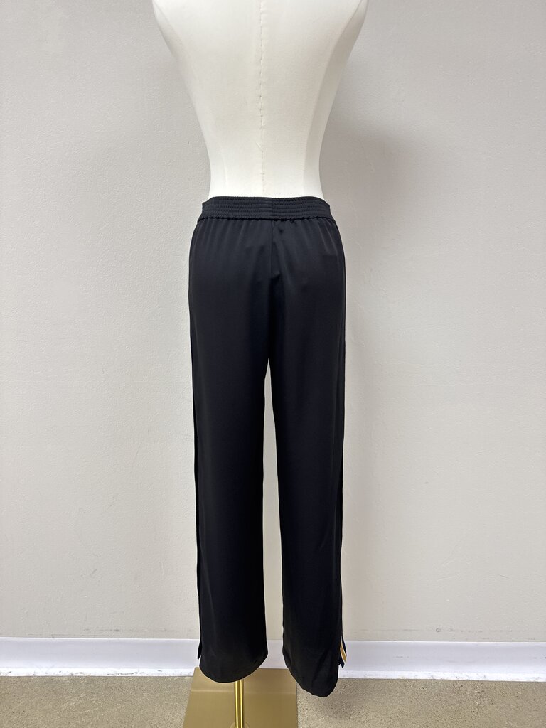 BCBG Black Side Stripe Pull On Pant NWT