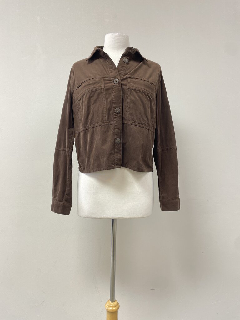 Kut Brown Corduroy Button Up