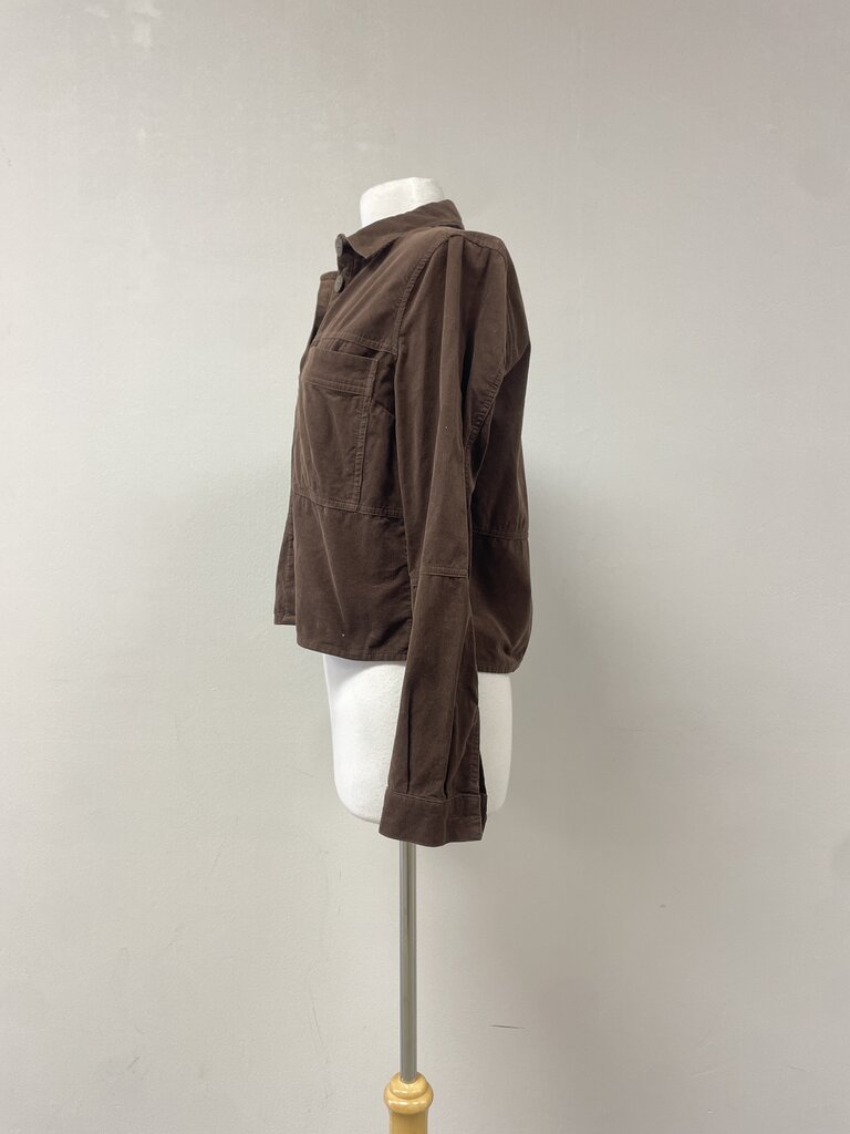 Kut Brown Corduroy Button Up