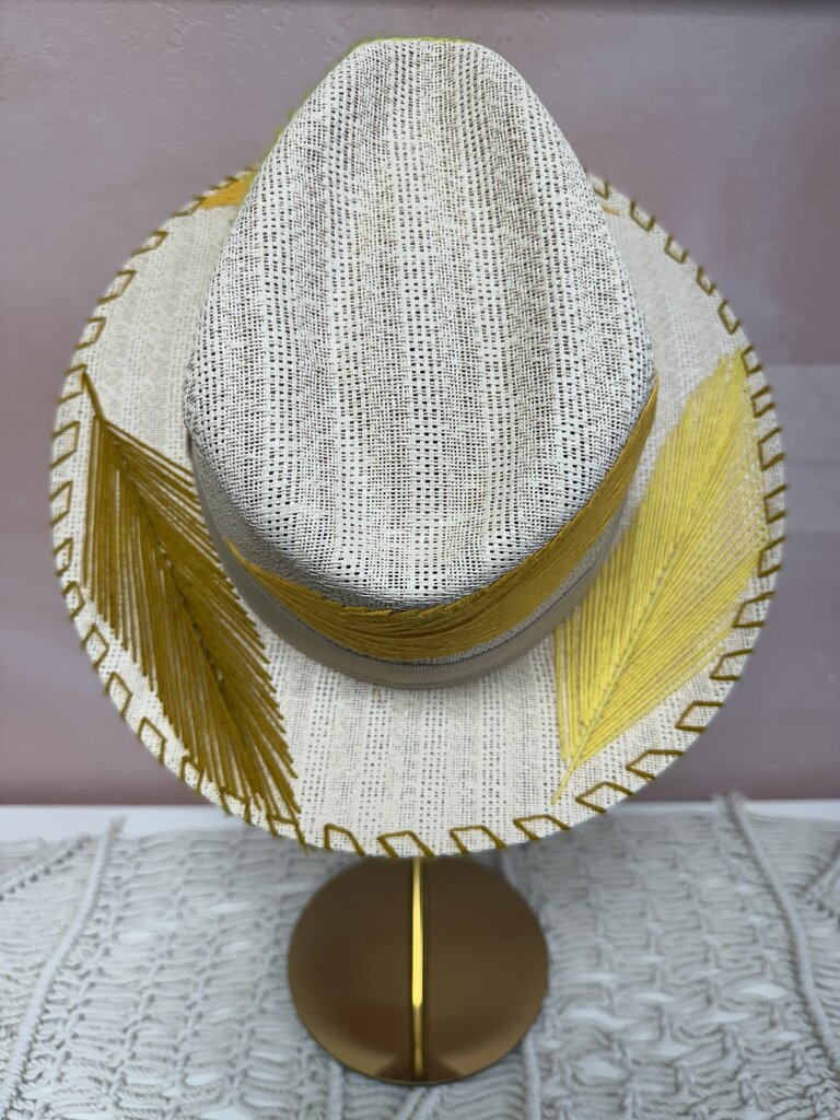 Summer Romero Yarn Straw Hat