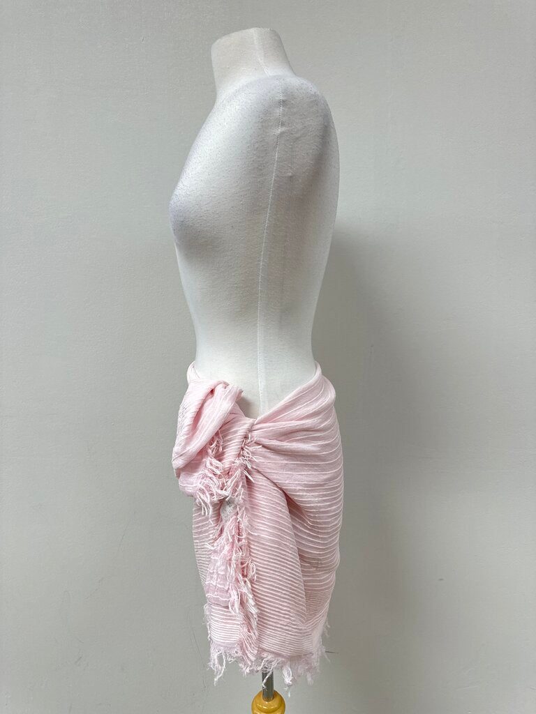Eileen Fisher Pink Ribbed Wrap