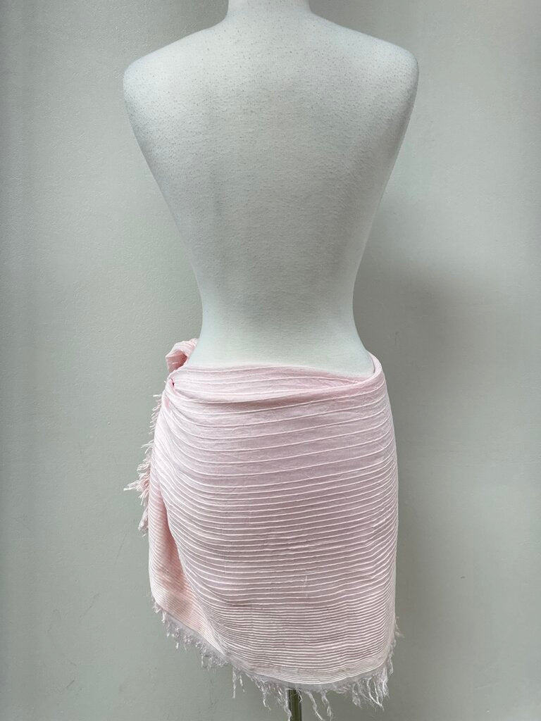 Eileen Fisher Pink Ribbed Wrap