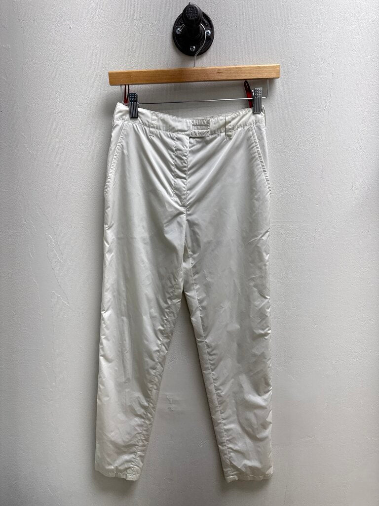 Prada White Nylon Pant